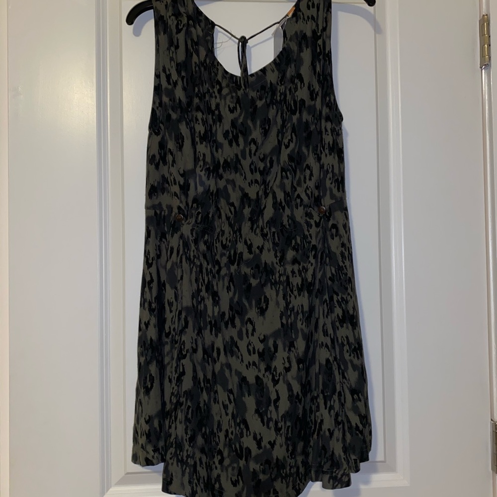 Summer open back dress
